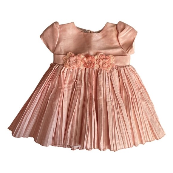 AMERICAN Princess Pink Formal Party Dress Size 9 Months - Picture 1 of 4
